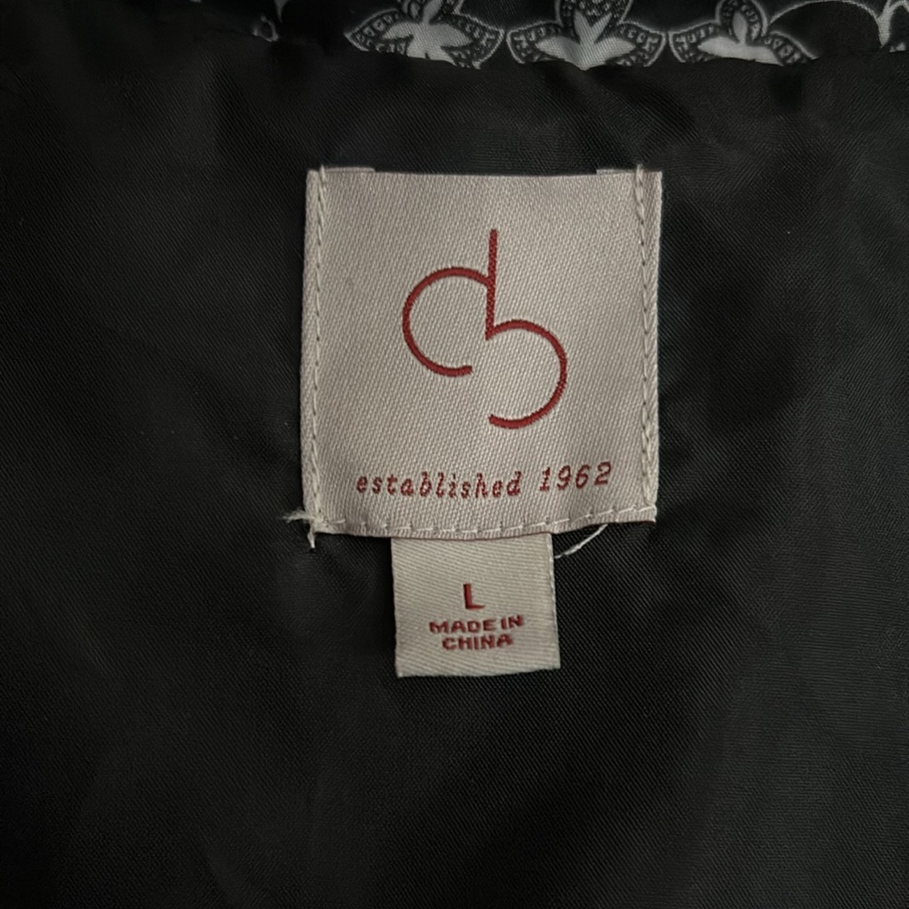CB Established 1962 Womens Puffer Vest Handkerchief print Zip Up Lined B… - Picture 8 of 16